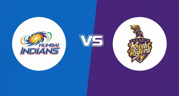 Mumbai Indians vs Kolkata Knight Riders Timeline