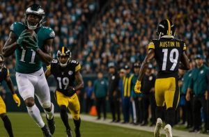 Who Were The Top Receivers On Each Side?