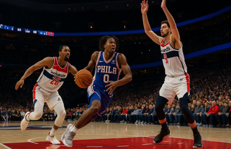 76ers vs Washington Wizards Match Player Stats